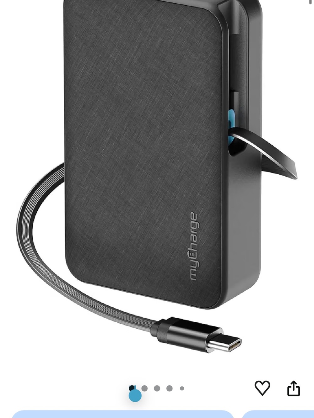 Portable Power Bank Charger - Black